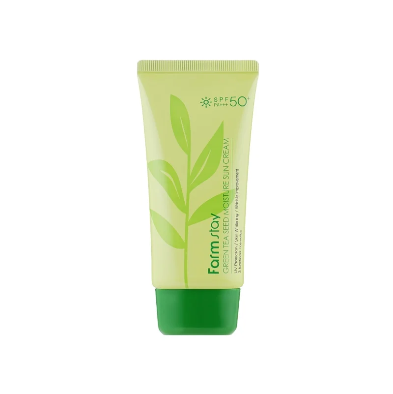 ضد آفتاب فارم استی مدل Green Tea Seed Moisture Sun Cream حجم 70 گرم
