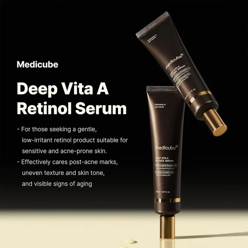 سرم رتینول مدیکوب مدل Deep Vita A Retinol Serum حجم 30 میلی‌لیتر1