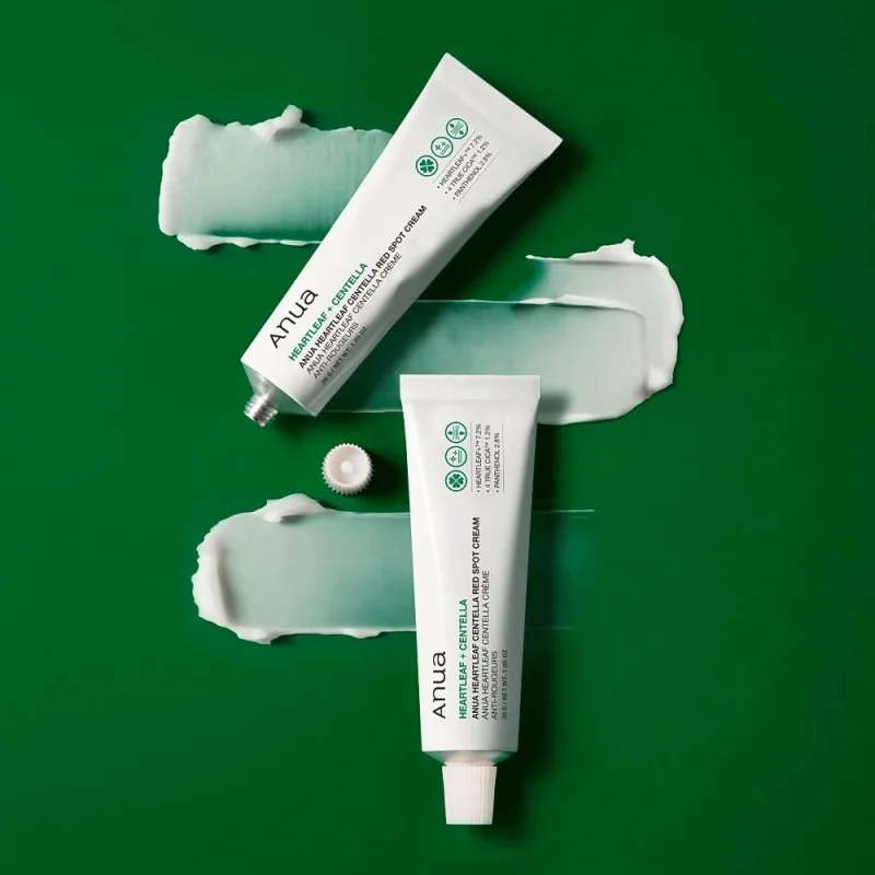 کرم ضد قرمزی آنوا مدل Heartleaf Centella Red Spot Cream حجم ۳۰ گرم