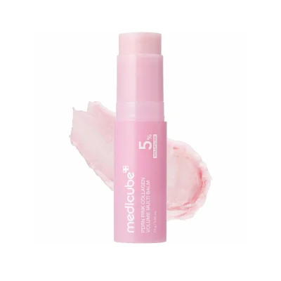 بالم چندمنظوره صورت مدیکوب مدل PDRN Pink Collagen Volume Multi Balm حجم 10 گرم