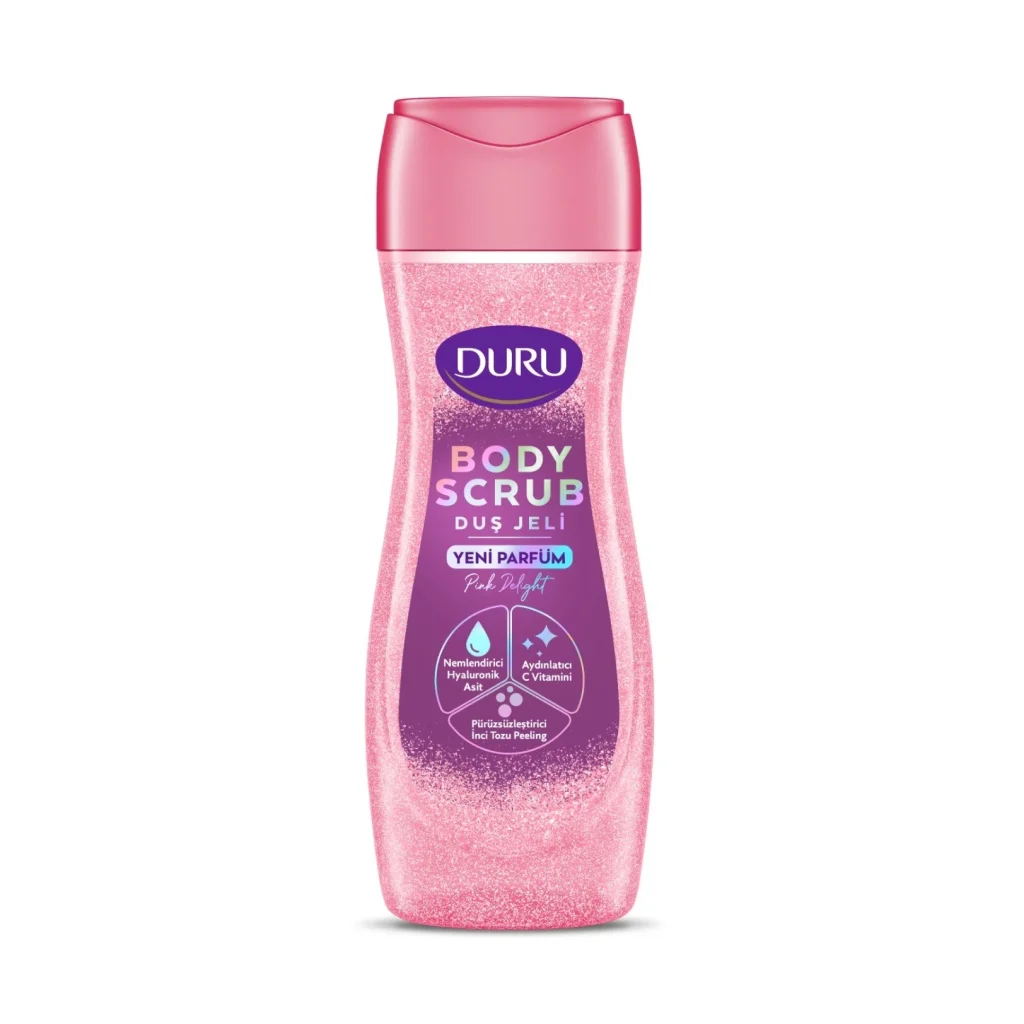 اسکراب بدن دورو مدل Body Scrub Pink Delight حجم 450 میل