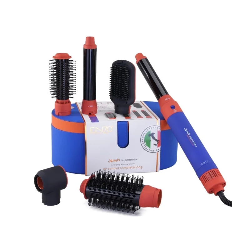 سشوار برسدار حالتدهنده انزو مدل EN-4133-3 رنگ آبی نارنجی2 سشوار برسدار حالتدهنده انزو مدل EN-4133-3 رنگ آبی نارنجی2