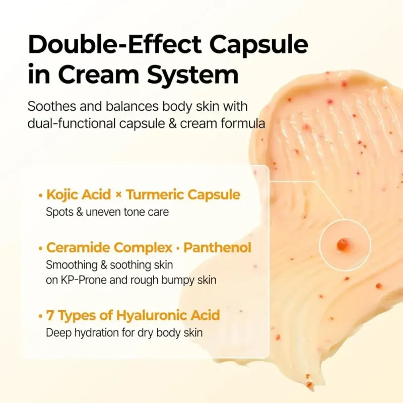 کرم بدن دکتر ملاکسین Dr.Melaxin Kojic Acid Turmeric Capsule Body Cream