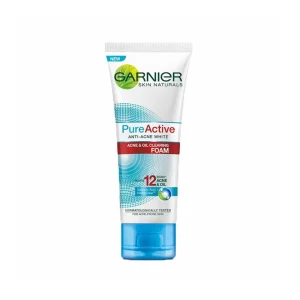 فوم شستشوی صورت گارنیر مدل Pure Active Anti-Acne حجم 100 میلی‌لیتر