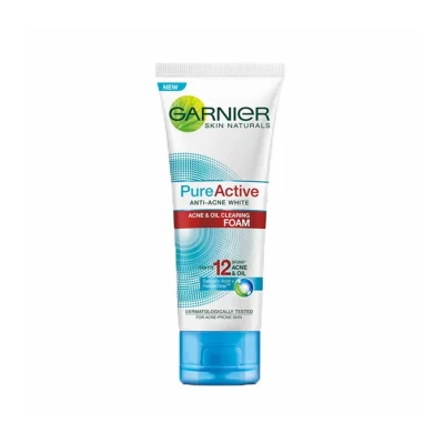 فوم شستشوی صورت گارنیر مدل Pure Active Anti-Acne حجم 100 میلی‌لیتر