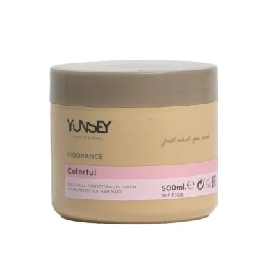 ماسک محافظ رنگ مو یونسی Vigorance Colorful Color Protection حجم ۵۰۰ میلی‌لیتر