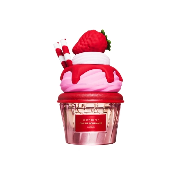 ادوپرفیوم زنانه لطافه مدل Give Me Gourmand Berry On Top حجم 75 میلیلیتر ادوپرفیوم زنانه لطافه مدل Give Me Gourmand Berry On Top حجم 75 میلیلیتر