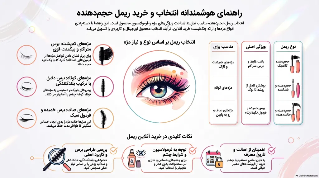 ریمل حجم دهنده