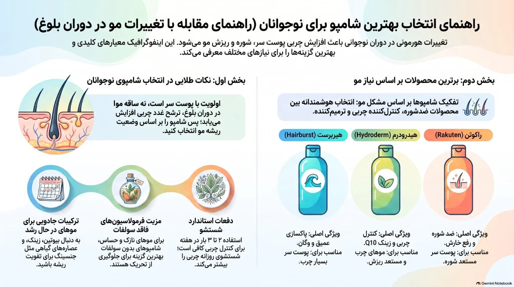 شامپو برای نوجوانان