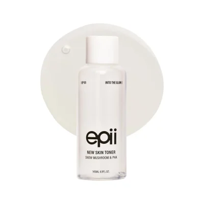 تونر آبرسان و لایه‌بردار اپی مدل New Skin Toner Snow Mushroom & PHA حجم ۱۴۵ میلی‌لیتر