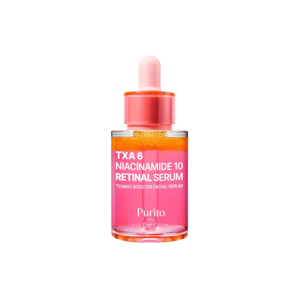 سرم ضدلک و ضدچروک پوریتو TXA 6 Niacinamide 10 Retinal حجم 30میل