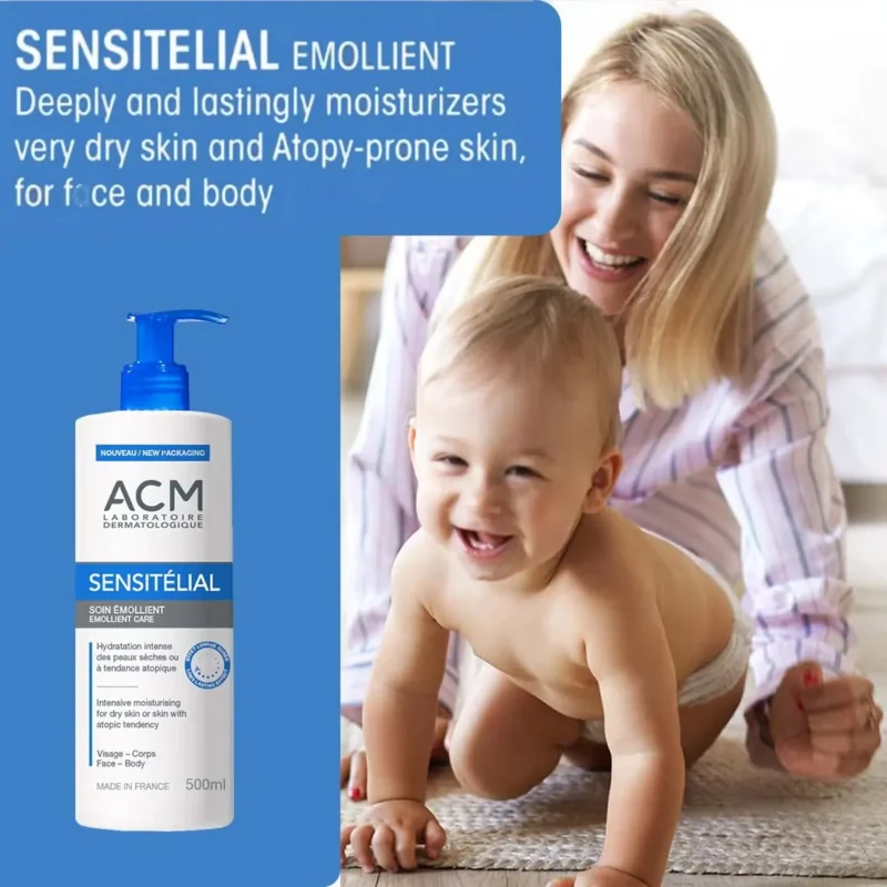 کرم امولینت ACM مدل Sensitélial حجم 500 میلی‌لیتر