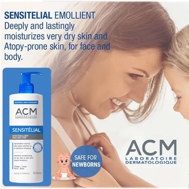 کرم امولینت ACM مدل Sensitélial حجم 500 میلی‌لیتر