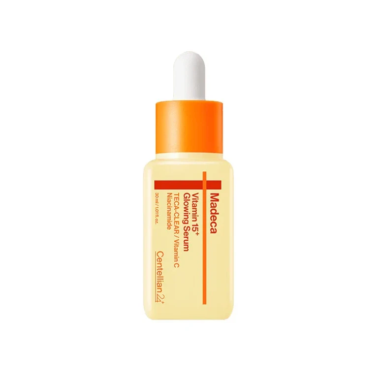 سرم روشن‌کننده و درخشان‌کننده سنتلیان ۲۴ مدل Madeca Vitamin 15+ Glowing Serum حجم ۳۰ میلی‌لیتر