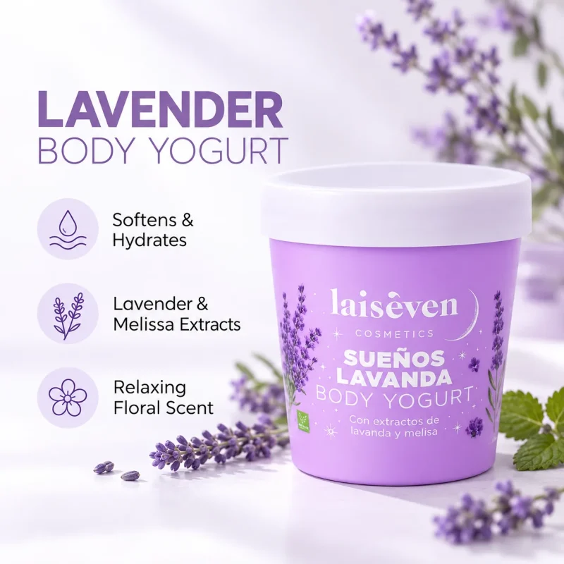 ماست بدن لایسون مدل Sueños Lavanda Body Yogurt حجم ۳۰۰ میلی‌لیتر