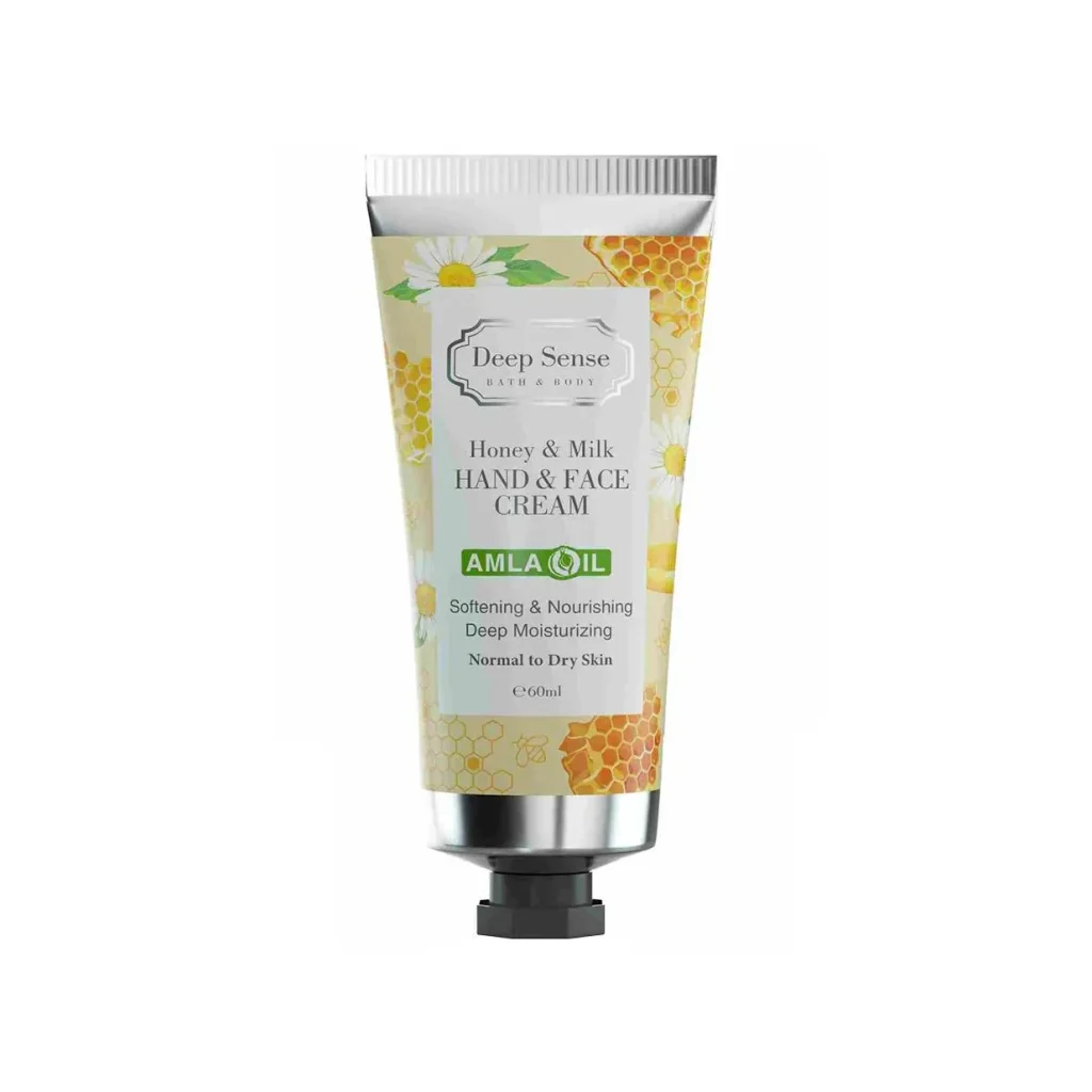 کرم مرطوب‌کننده دست و صورت دیپ سنس Honey&Milk حجم 60میل