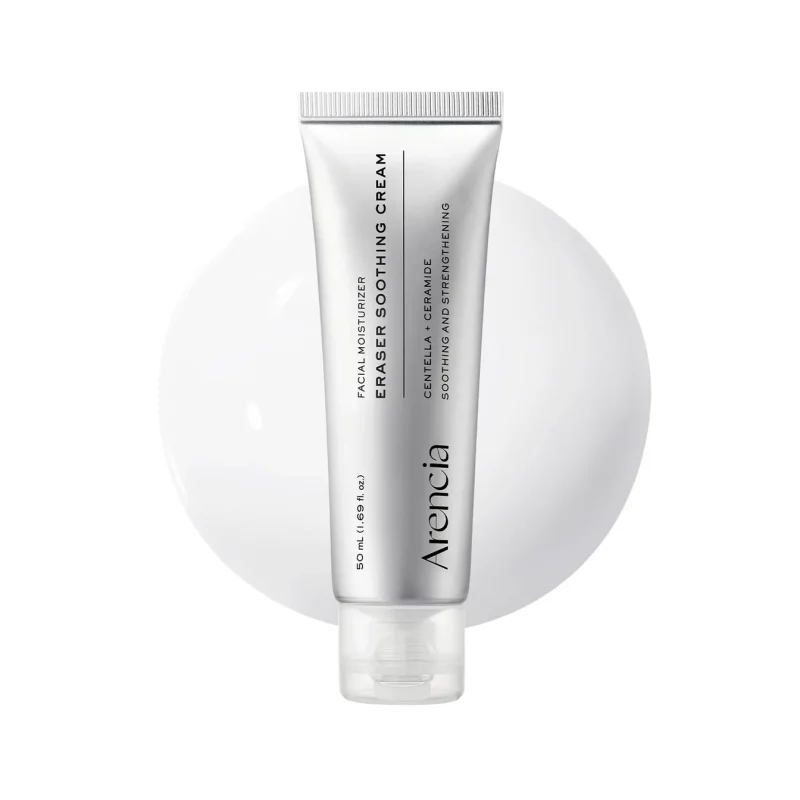 کرم مرطوب کننده صورت آرنسیا مدل Eraser Soothing Cream حجم 50 میلی‌لیتر