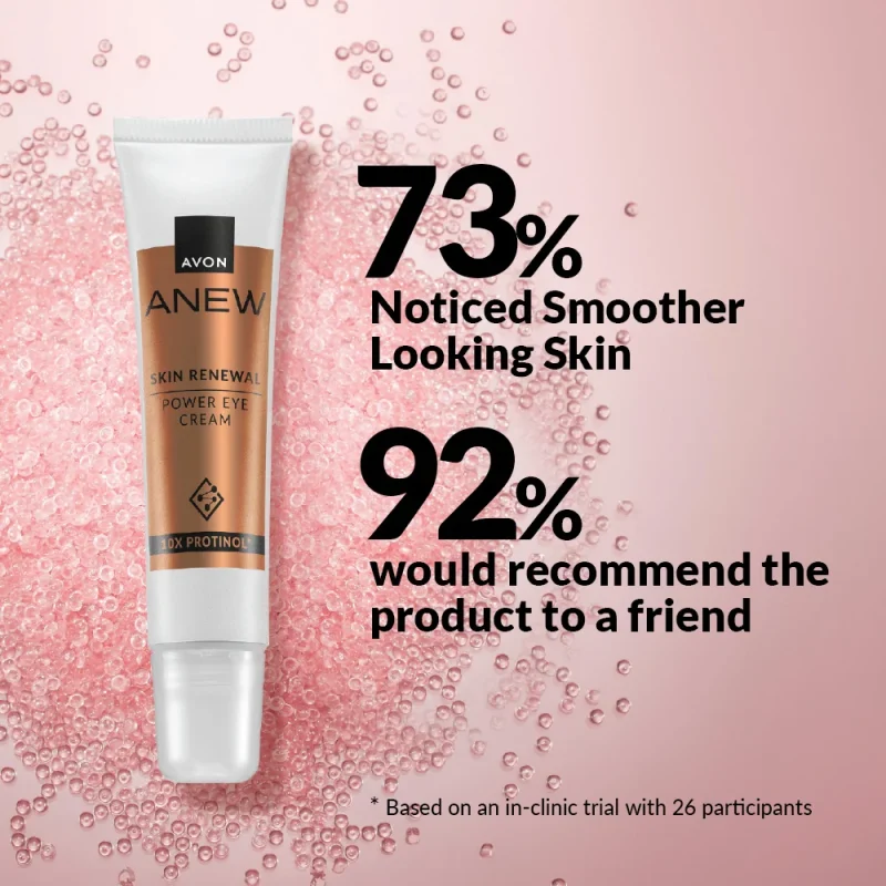 کرم دور چشم احیاکننده آوون مدل Anew Skin Renewal Power Eye Cream حجم ۱۵ میلی‌لیتر