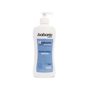لوسیون بدن باباریا مدل Active Hyaluronic Acid Body Lotion حجم ۴۰۰ میلی‌لیتر
