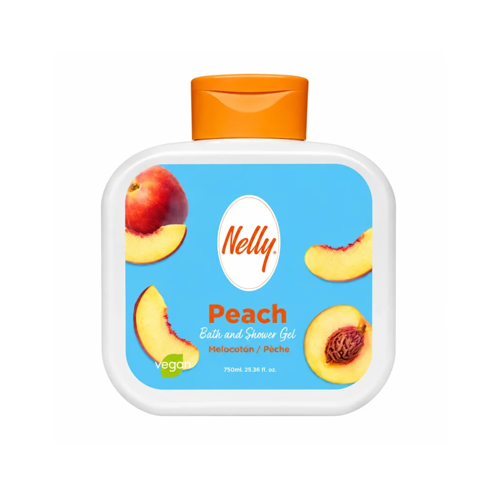 شامپو بدن نلی مدل Peach حجم 750میل