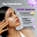 کرم جوانساز نامبوزین No.9 NAD+ Gold 3D Firming Cream حجم 50میل - تصویر 5