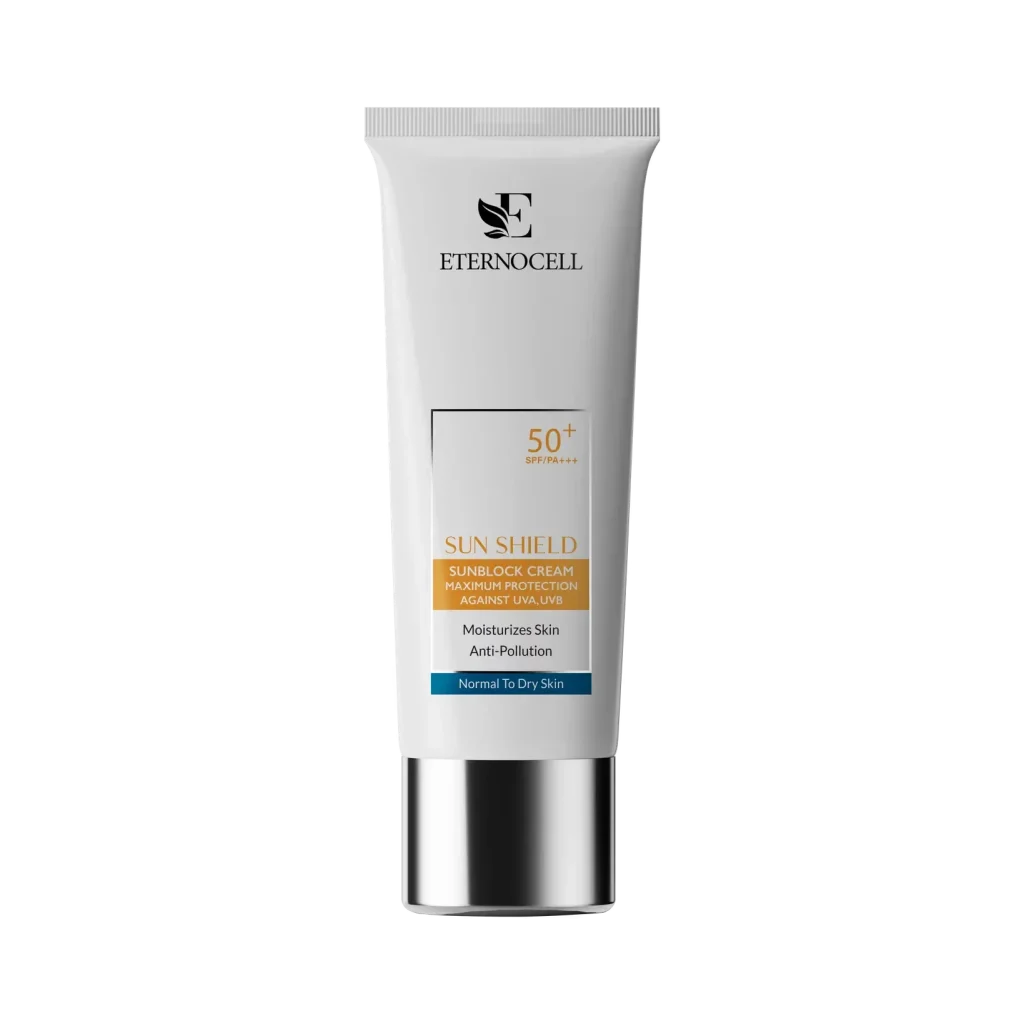 کرم ضدآفتاب پوست خشک اترنوسل Sun Shield SPF50 حجم 40میل