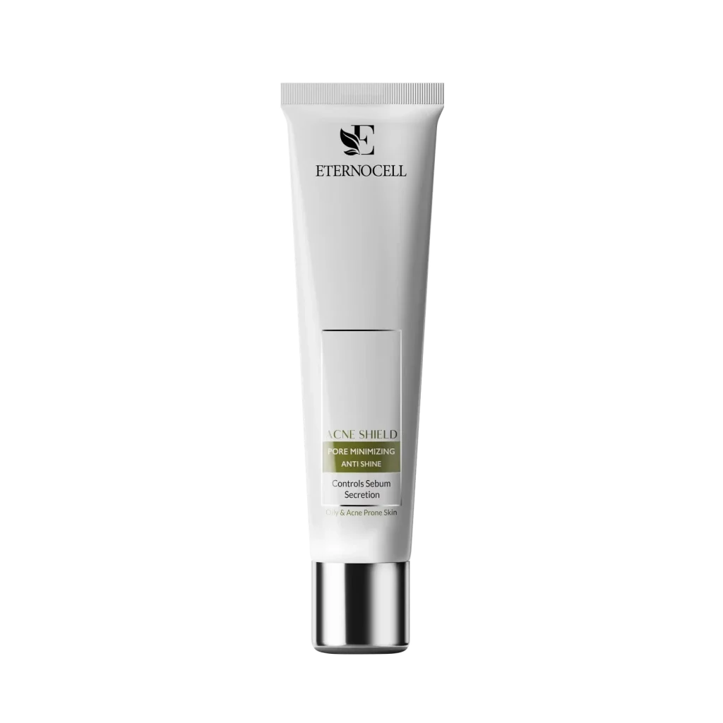 کرم ژل کوچک‌کننده منافذ اترنوسل مدل Acne Shield حجم ۴۰ میلی‌لیتر