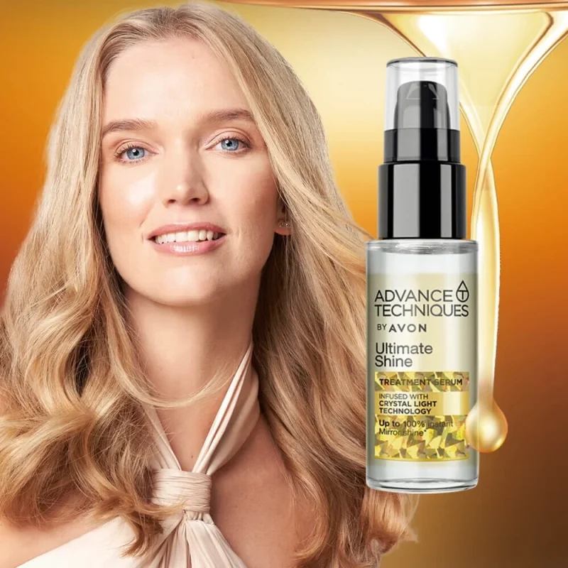 سرم براق‌کننده مو آوون مدل Advance Techniques Ultimate Shine حجم ۳۰ میل