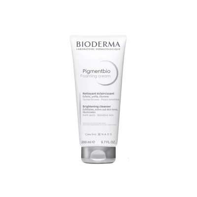 شوینده روشن‌کننده و ضدلک بایودرما مدل Pigmentbio Foaming Cream حجم ۲۰۰ میل